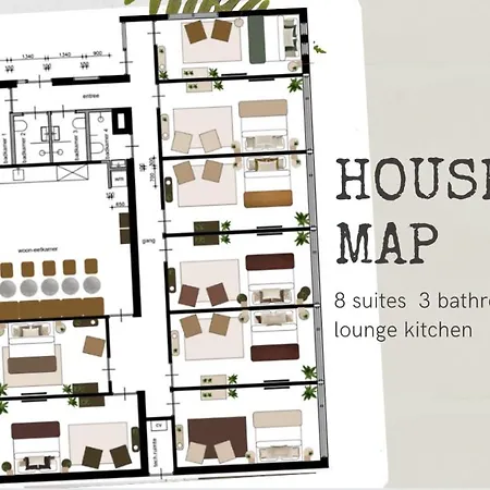 別荘 New Bedroom Near & Nature ティルブルグ